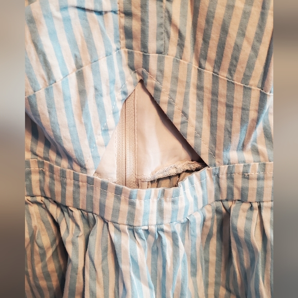 Hot Topic Blue and white striped Dress - Picture 6 of 9